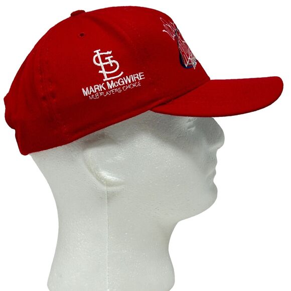 Vintage Mark McGwire Home Run Record Baseball Cap Hat St Louis Cardinals New Era - Picture 4 of 11
